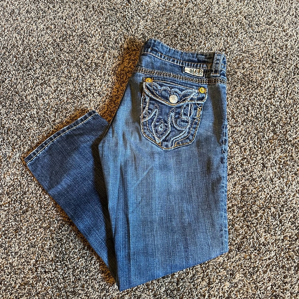 Women's Blue Jeans - Capri